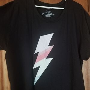 Torrid Lighting Bolt Crop Top Size 4